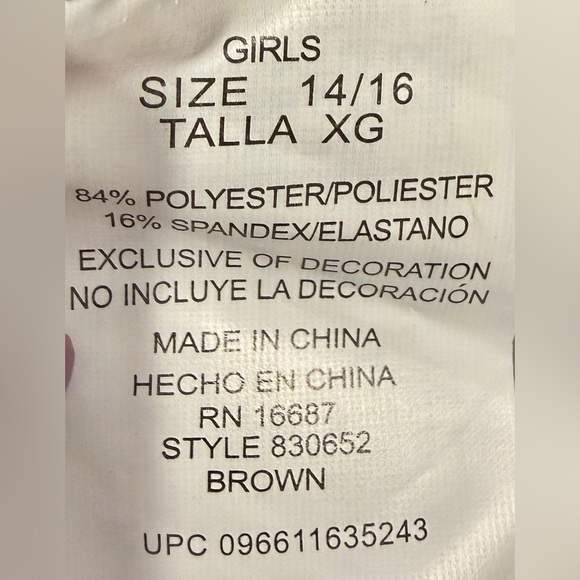 Realtree Girls Camo Tankini Swim Set XL - Picture 4 of 4